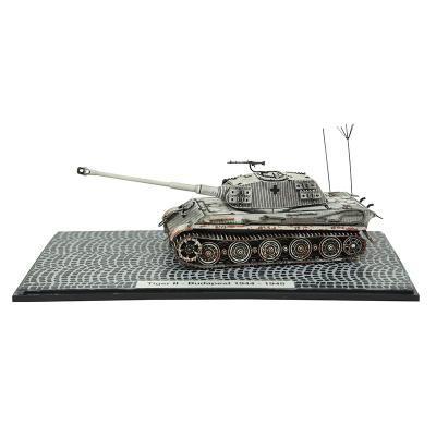 China German Diecast Model Toy Military Vehicle Model WWII 1:72 Scale Metal King Tiger II Budapest 1944-1945 Tank Die Cast Model Toy for sale