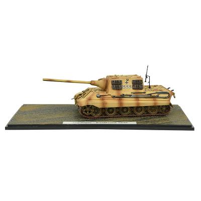 China OEM Diecast Toy Military Vehicle Model Front East German 1945 WWII Jagdtiger Tanks 1:72 Scale Metal Toy Diecast Model for sale