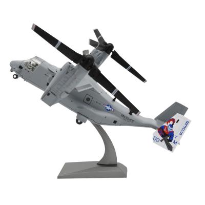 China 1:72 V-22 Osprey Transport Foldable Military Airplane Diecast Model Aircraft Mode Diecast Flat Model Aircraft Military Metal Aircraft for sale