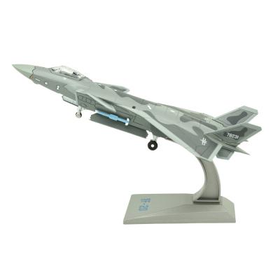 China 1:100 Diecast China Chengdu J-20,Classic Attack Fighter Flat Metal Model,Chinese Air Force Aircraft Model Diecast Mode Military Toy Aircraft for sale