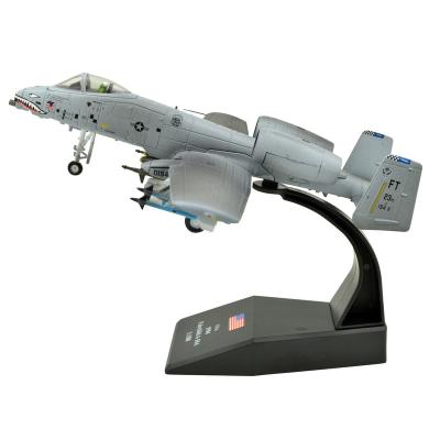 China The 1:100 Diecast Toy A-10 The Airplane Aircraft Mode Diecast Model Airplane Flat Model Aircraft Metal US Air Force Military Ground Attack Aircraft for sale