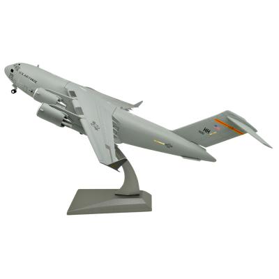 China C-17 Globemaster III 1:200 Military Metal Aircraft Toy US Air Force Military C-17 Globemaster III Transport Plane Diecast Flat Model for sale