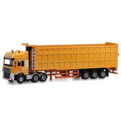 China Diecast Heavy Die Cast Metal Truck Die Cast Model Toy 3 Colors 3 Colors Engineering Vehicle Model OEM Customized for sale