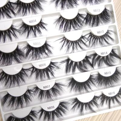 China Pen Box 25mm Mink Lashes Private Label 3d Mink Eyelashes With Stock Eyelash for sale