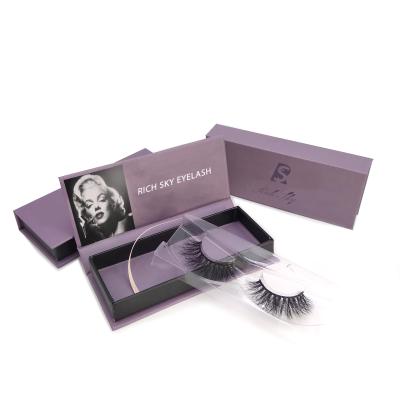 China Natural Long Latest Fashion 25mm Lashes And 5d Bundle Box Lashes for sale