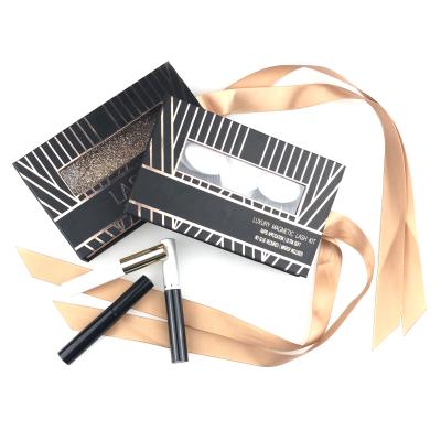 China Feather China Suppliers Provide Rich Sky Magnetic Eyeliner With Lashes And Lashes Custom Box for sale