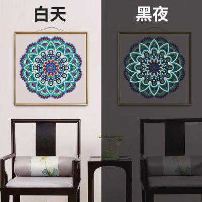 China Customization New Product Luminous Diamond Painting Crystal Art Irregular Particles Diamond Painting Custom Pattern for sale