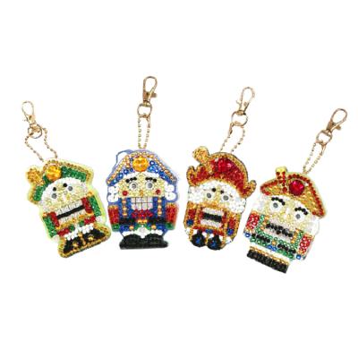 China Promotion Gift Children's Diamond Key Chain 5D DIY Diamond Painting Kit Diamond Paintings and Crafts for sale