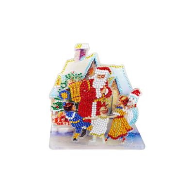 China Personalized Customization Most Products Santa Claus Diy Puzzle Three-dimensional Diamond Painting 3d Decoration Set for sale