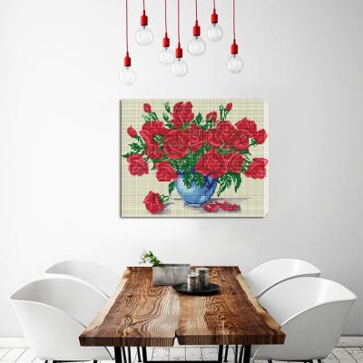 China Modern New Sale Flower Diy Diamond Painting Custom Diamond Painting Frame Custom Digital Oil Painting for sale