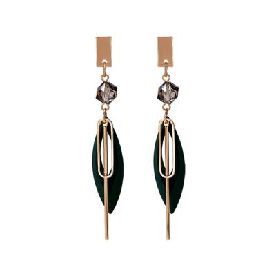 China 2021 new fashion temperament earrings long tassel earrings net fashion female simple celebrity Korean jewelry earrings for sale