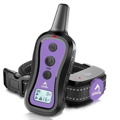 China Viable Patpet 3 in 1 800M Electric Dog Training Collar for Dog for sale