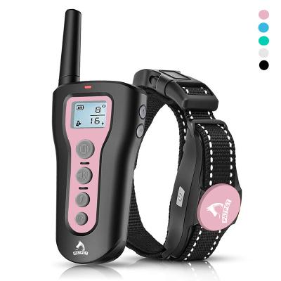 China Amazon Hot Sale 3 Modes Dog Collar Viable Manufacturer Wholesale Electric Collars For Dogs 2021 Dog Collar Accessories for sale