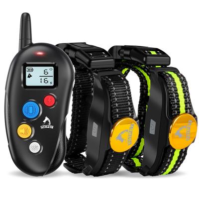 China Best Selling Viable Product Dog Care Dog Training Collar Barking Collar Pet Trainer Rechargeable Remote Dog Small Collar and Leash for sale