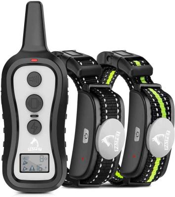 China Sustainable Dog Shock Collar with 2 Receivers, for Small 2 Medium Large Dogs for 15 to 100 lbs (2 Packs) for sale