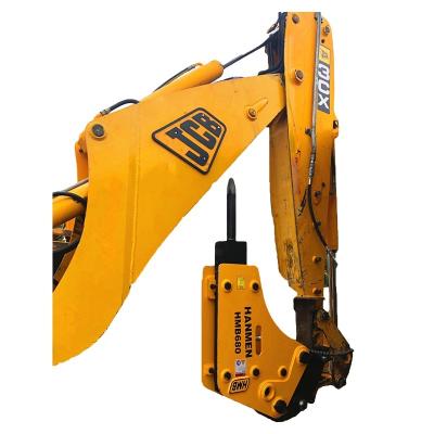 China Construction works JCB 3CX 4CX Case 750 backhoe loader excavator hydraulic rock breaker hammer with mohel point chisel 75 mm for sale