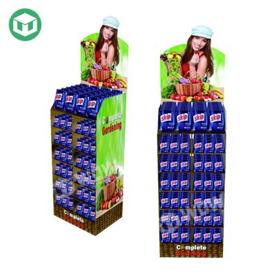 China Cardboard Walmart Display Shelving For Soap , Pop Up Rack for sale