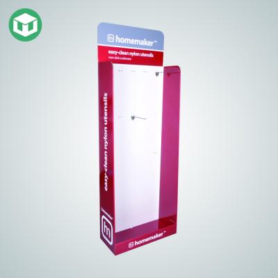 China Accessories Peg Hooks Display Stand White Peg Hook Cardboard Cardboard Mobile Phone Display for sale