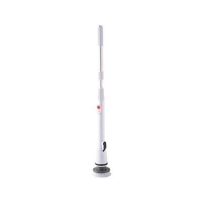 China 360-Degree Rotation Sustainable Electric Scrubber Super Power Bathroom Floor Cleaning Brush Cordless Electric Rotary Scrubber for sale