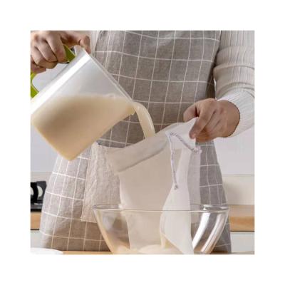 China Hot Sale Hotels Nut Milk Bag No Seam Almond OEM Nut Milk Bag for sale