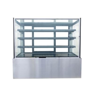 China Single-temperature glass cake display fridge showcase with CE/ETL for sale