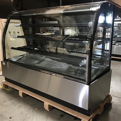 China Single-temperature large-volume refrigerated pastry display case for bakery with CE/ETL for sale