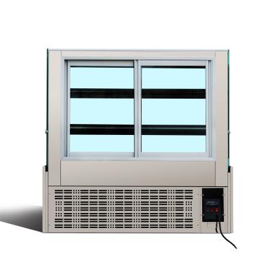 China Single-Temperature Cake Showcase Pastry Display Glass Door Refrigerator for Bakery Shop with CE/ETL for sale