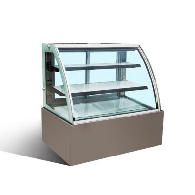 China Single-temperature professional refrgirated glass cake display bakery display cabinet with CE/ETL for bakery shop for sale