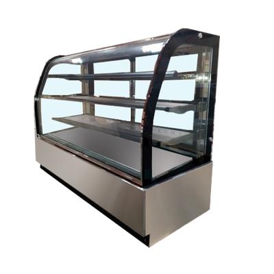 China High Quality Glass Door Refrigerator Fridge Display Single-temperature Refrigerated Cake Showcase With CE/ETL for sale