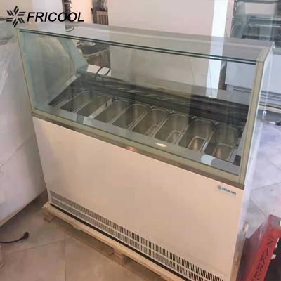 China Single-temperature ice cream display freezer with 6 trays with CE/ETL for sale