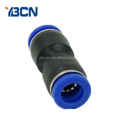 China Sets Quick Connect PU Union Straight Plastic Tube Fitting Pneumatic Fittings for sale