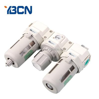 China CKD Type Air Treatment Three Units Filter Regulator Lubricator Series C for sale