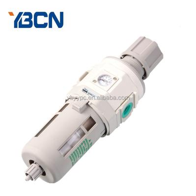 China Source Pneumatic Process Air Filter Regulator Pneumatic Air Pressure Regulator With Gauge Air Filter for sale