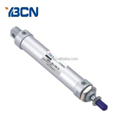 China Pneumatic high quality SMC aluminum alloy piston rod double small telescopic cylinder for sale