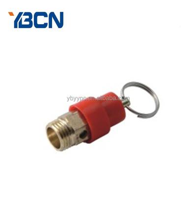 China Red Cap Air Pressure Safety Relief Valve For Air Compressor Safty Valve for sale