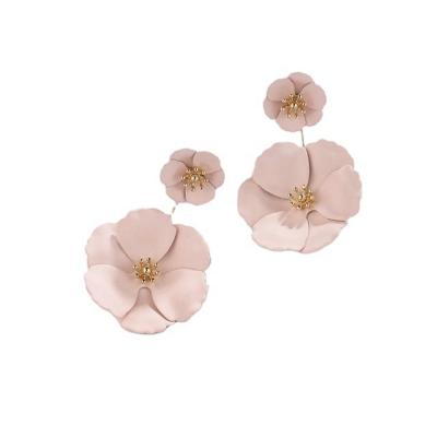 China BOHEMIA E9022 SS Colorful Enamel Stud Flower Earring for sale