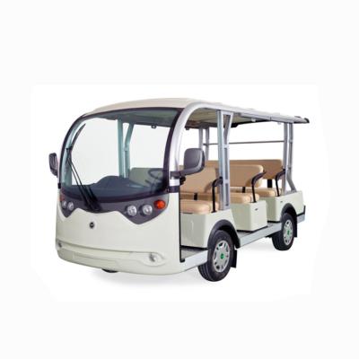 China High Tensile Steel Welded + PP Engineering Plastics 8 Seaters Electric Sightseeing Golf Cart Touring Car Without Doors 72V AC System LT-S8.C for sale