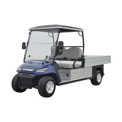 China High Tensile Steel Welded + PP Engineering Plastics 2 Seater Electric Company Vehicle Golf Car Small Cargo Cart for sale