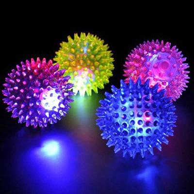 China Soft Toy Squeeze and Bounce Spiky Sensory Fidget Spike Ball Toys for sale