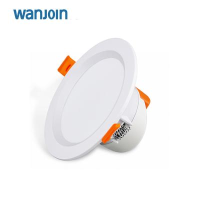 China Residential 3W 7W 10W 15W Downlight Plastic Aluminum Built In Simple Warm Selling AMD Lighting Led Fixture Economical Home Lighting for sale