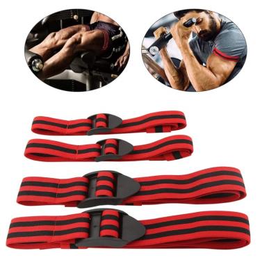 China High Elasticity Custom Adjustable Elastic Sports Ties Tensioner Blood Flow Restriction Training for sale