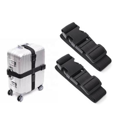 China Fasion Luggage Strap Custom Adjustable Travel Luggage Belt Nylon Strap for sale