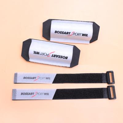 China Nylon+ EVA Foam Hot Selling Custom EVA and Nylon Custom Hook and Loop Logo Ski Straps for sale