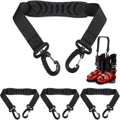 China Custom Adjustable Ski Boots Shoulder Strap Skates Ski Boots Nylon Strap Nylon Strap Customized Size for sale