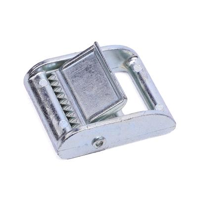 China Metal 1 Inch 25mm Cam 350kgs White Zinc Alloy Buckle Adjustable Ratchet Link Down for sale