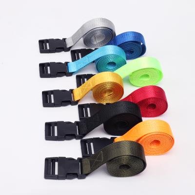 China Hot High Tensile Strength - Selling High Quality Adjustable Nylon Binding Straps 25*500mm With Plastic Clasps for sale