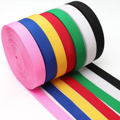 China Custom High Tenacity Nylon Webbing PVC Coated Webbing Bag Car Seat Webbing Strap For Ratchet Straps for sale