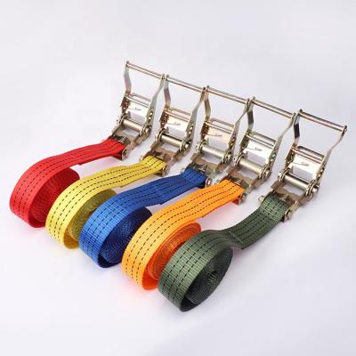 China Polyester Ratchet Tie Down Lashing Belt Ratchet Lashings Ratchet Tie Down Belt Cargo Lashing Strap for sale