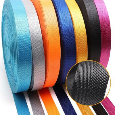 China 20/25/38/50mm viable herringbone webbing ties webbing polyester woven nylon webbing for custom waistband belt for sale