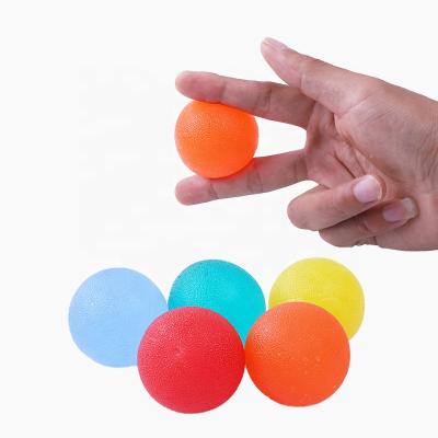 China Different Muscle Relaxation Soft Glue Resistance Wrist Massage Ball Therapy Finger Exercise Ball Hand Grip Relaxation Ball for sale